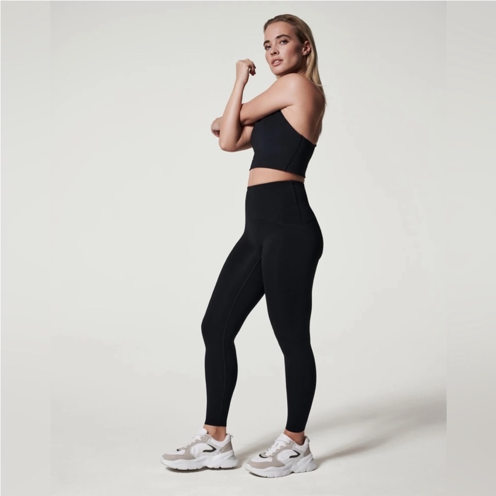 SPANX Booty Boost Active Leggings- Black